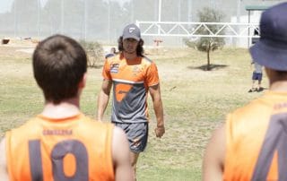 Local Penrith product Jake Stein visit as the Giants Punt on troubled teens with quinn elite sports