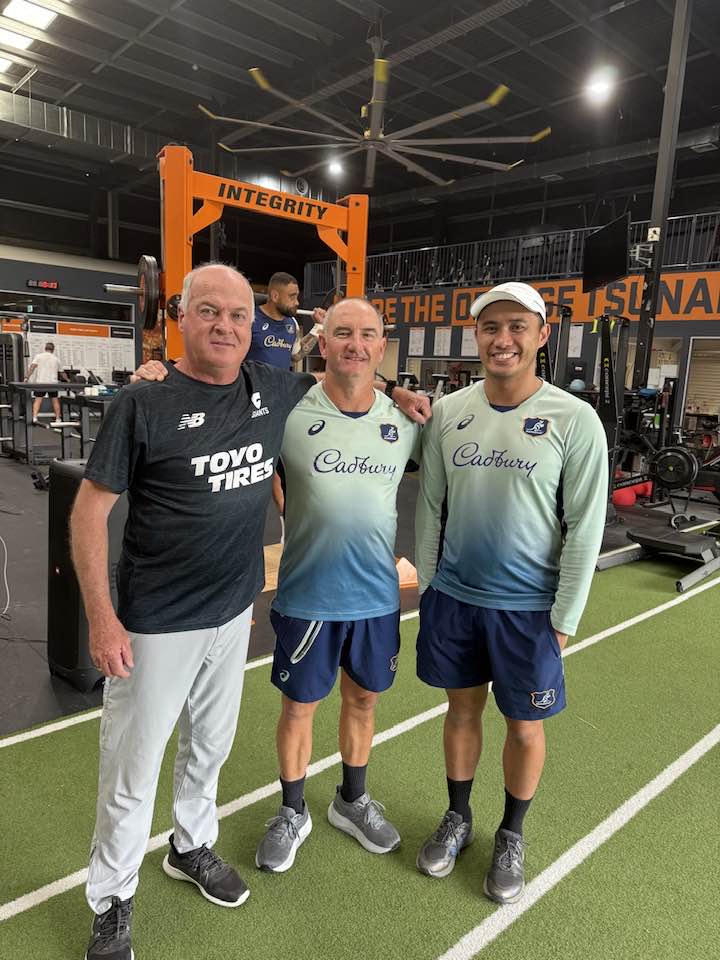 John Quinn at GWS giants training facility